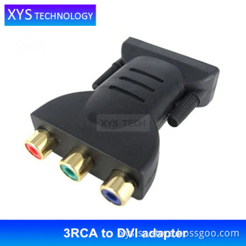 2017 new product dvi to 3rca adapter
